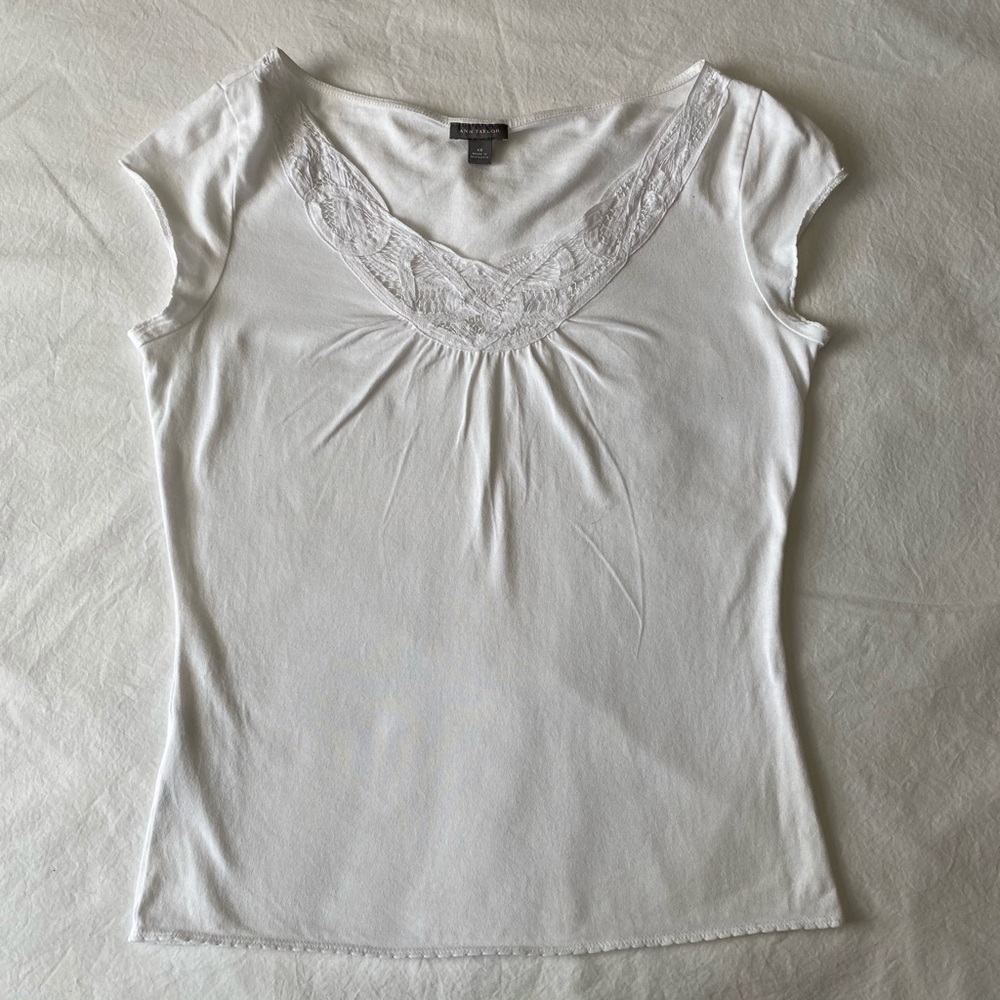 Ann Taylor White Top